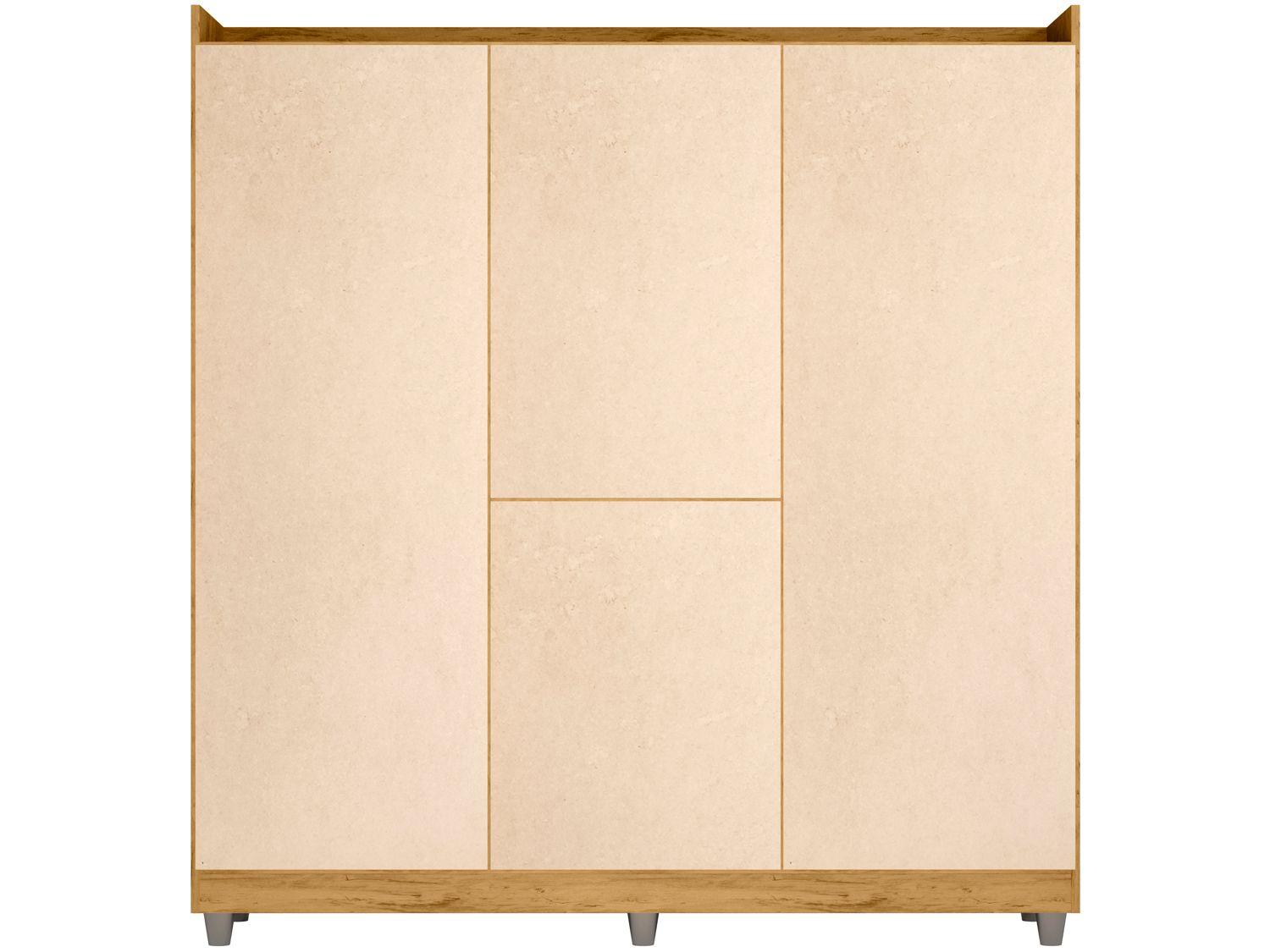 Guarda-roupa com Espelho 4 Portas 4 Gavetas Araplac Pequim