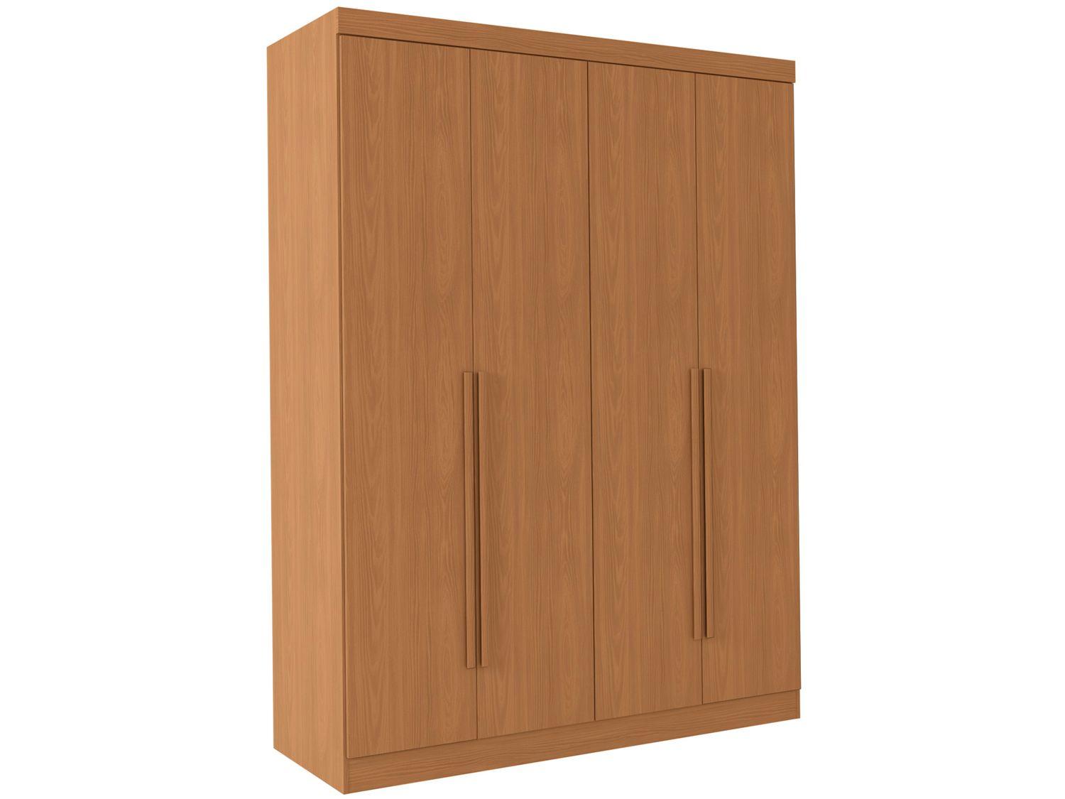 Guarda-roupa Solteiro 2 Gavetas 4 Portas Kappesberg Roma