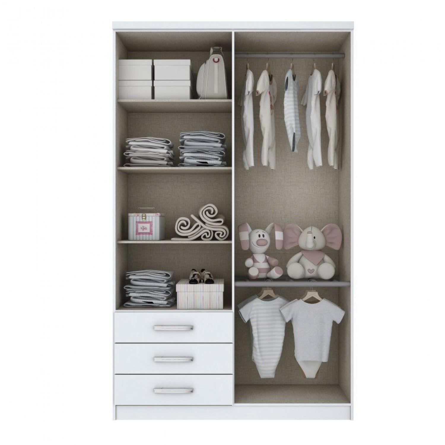 Guarda roupa henn caju com 4 portas e 3 gavetas Roupeiro De 6 Portas 3 Gavetas Henn Caju D136 109 Cafe Off White