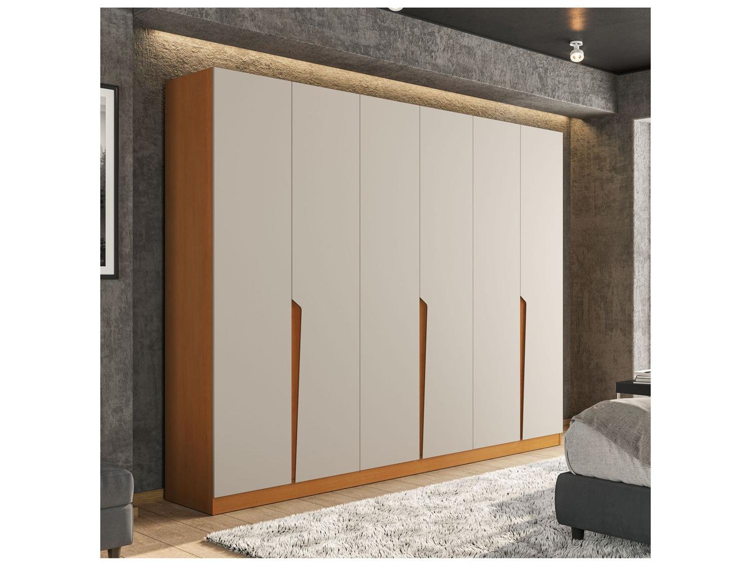 Guarda-roupas Casal 4 Gavetas 6 Portas Politorno Porto