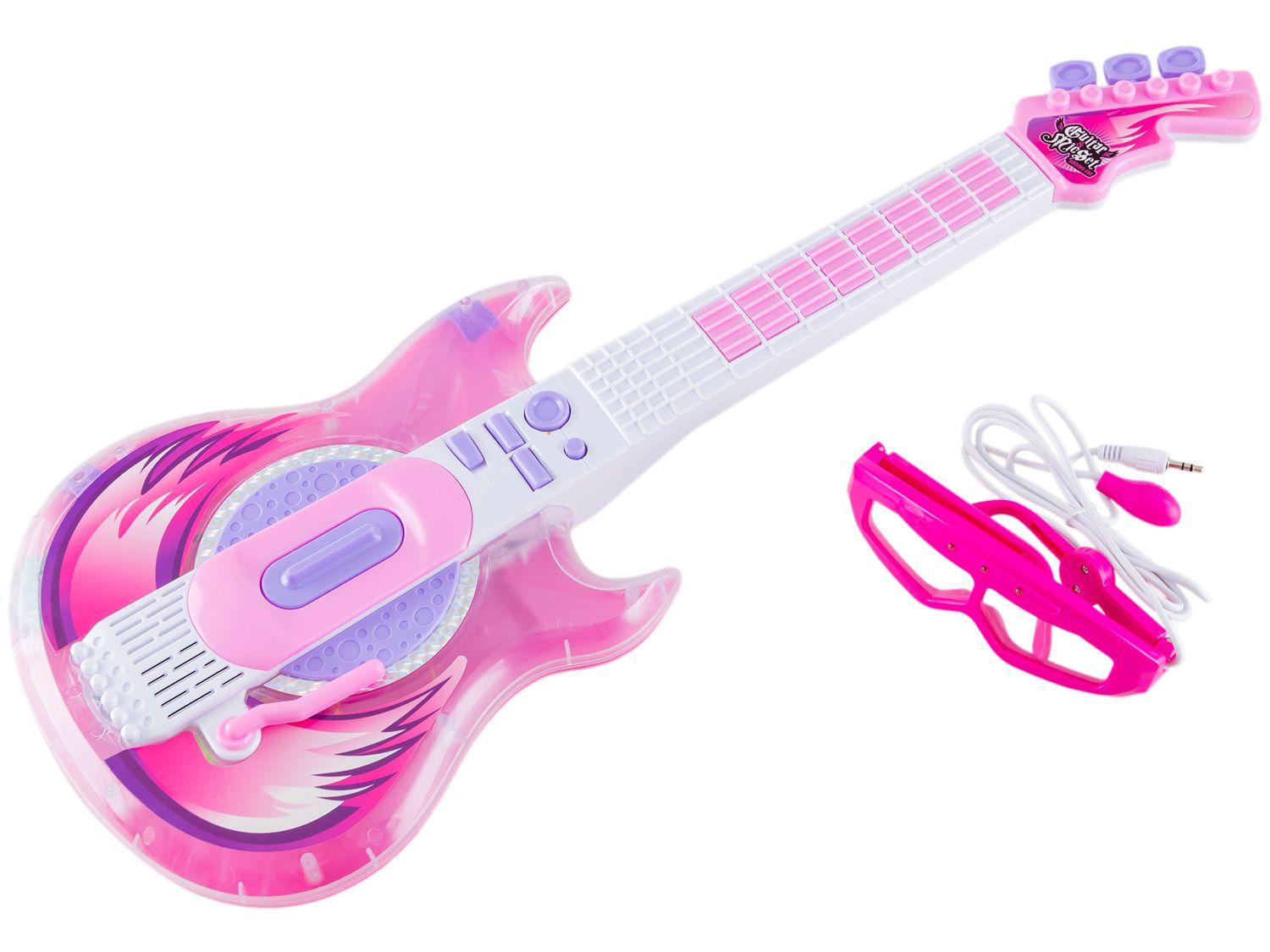 Guitarra de Brinquedo com Microfone Hora do Show
