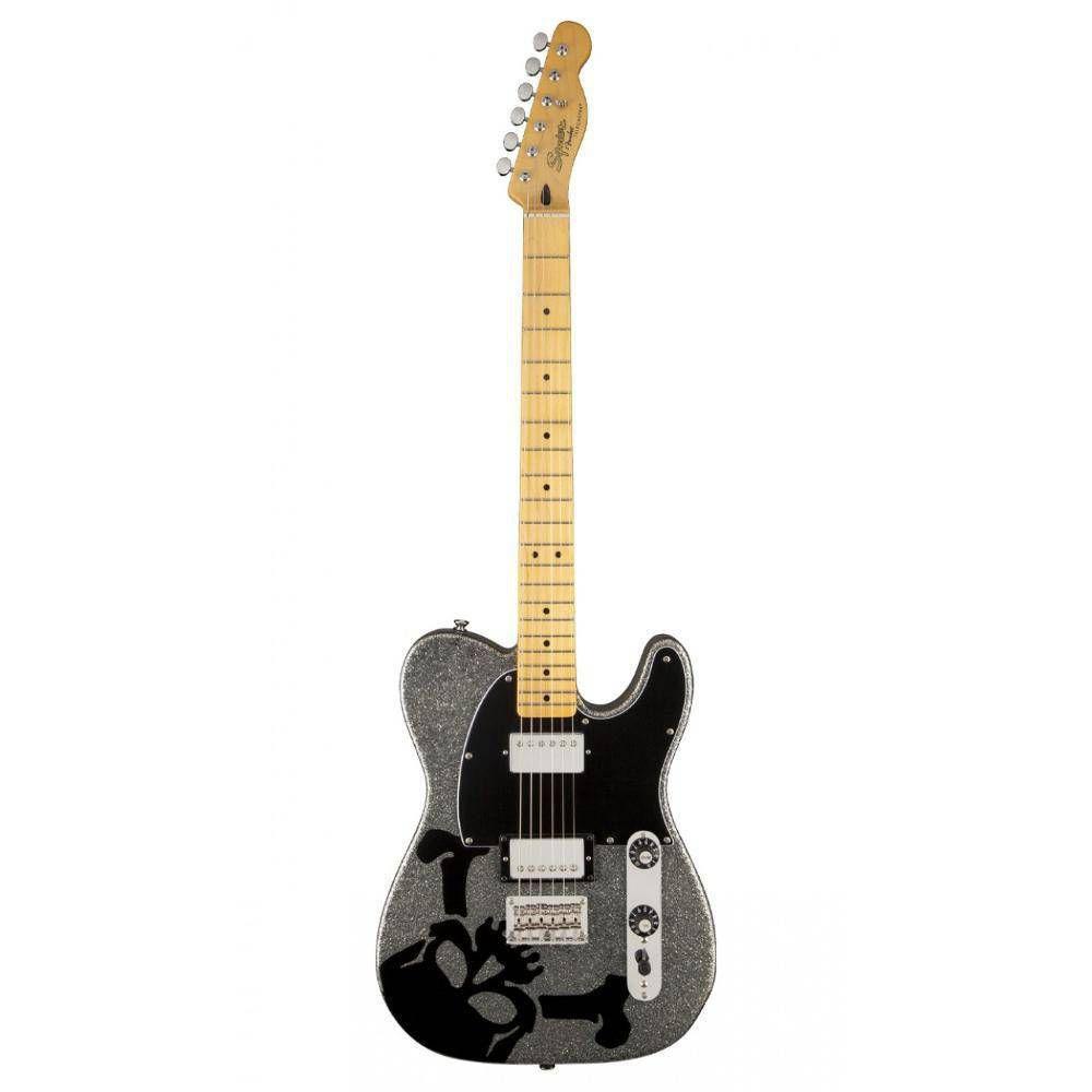 希少！HARUNA Telecaster Dark Silver Sparkle Squier by Fender HARUNA TELECASTER Skullsilver Dark Silver