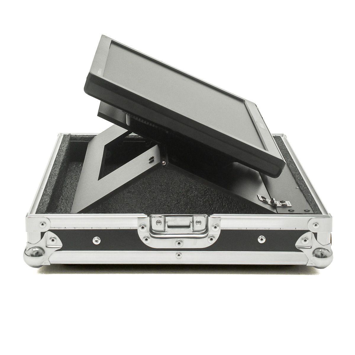 Hard Case Maleta TV Monitor Palco Ajustável até 22\