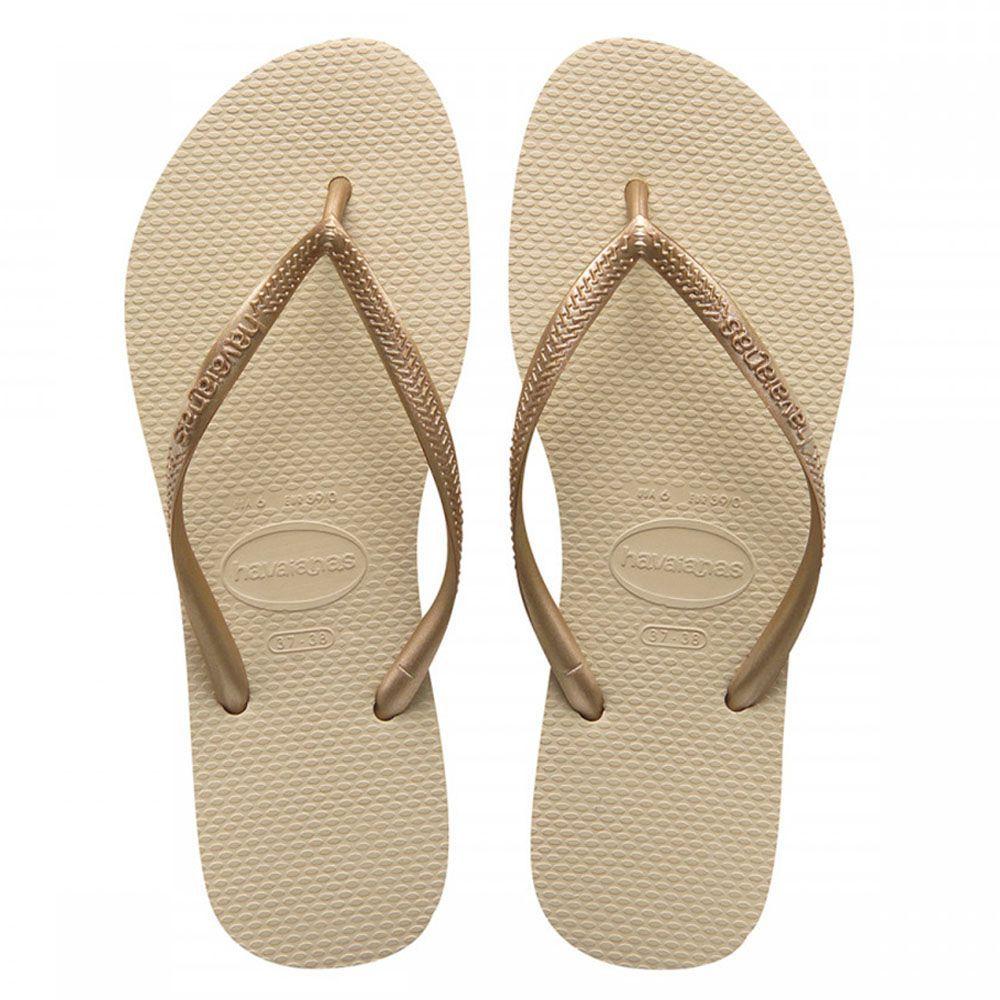 havaianas slim bronze