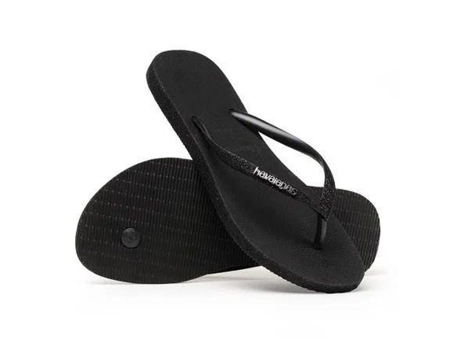 black diamante havaianas