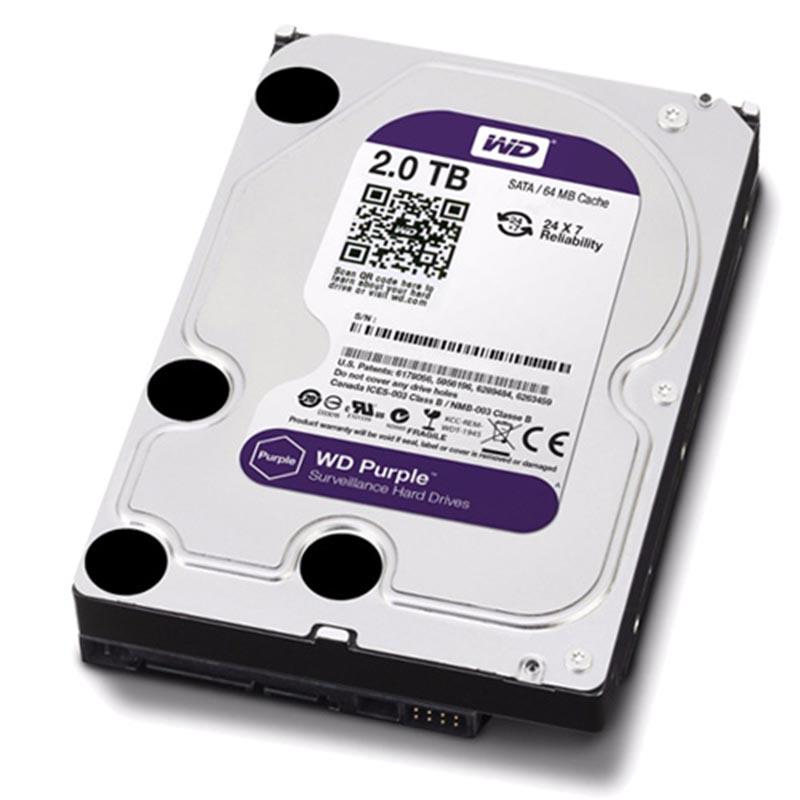 HD 2TB 5400rpm 64MB WD Purple WD20PURZ - Western digital - - - Magazine ...