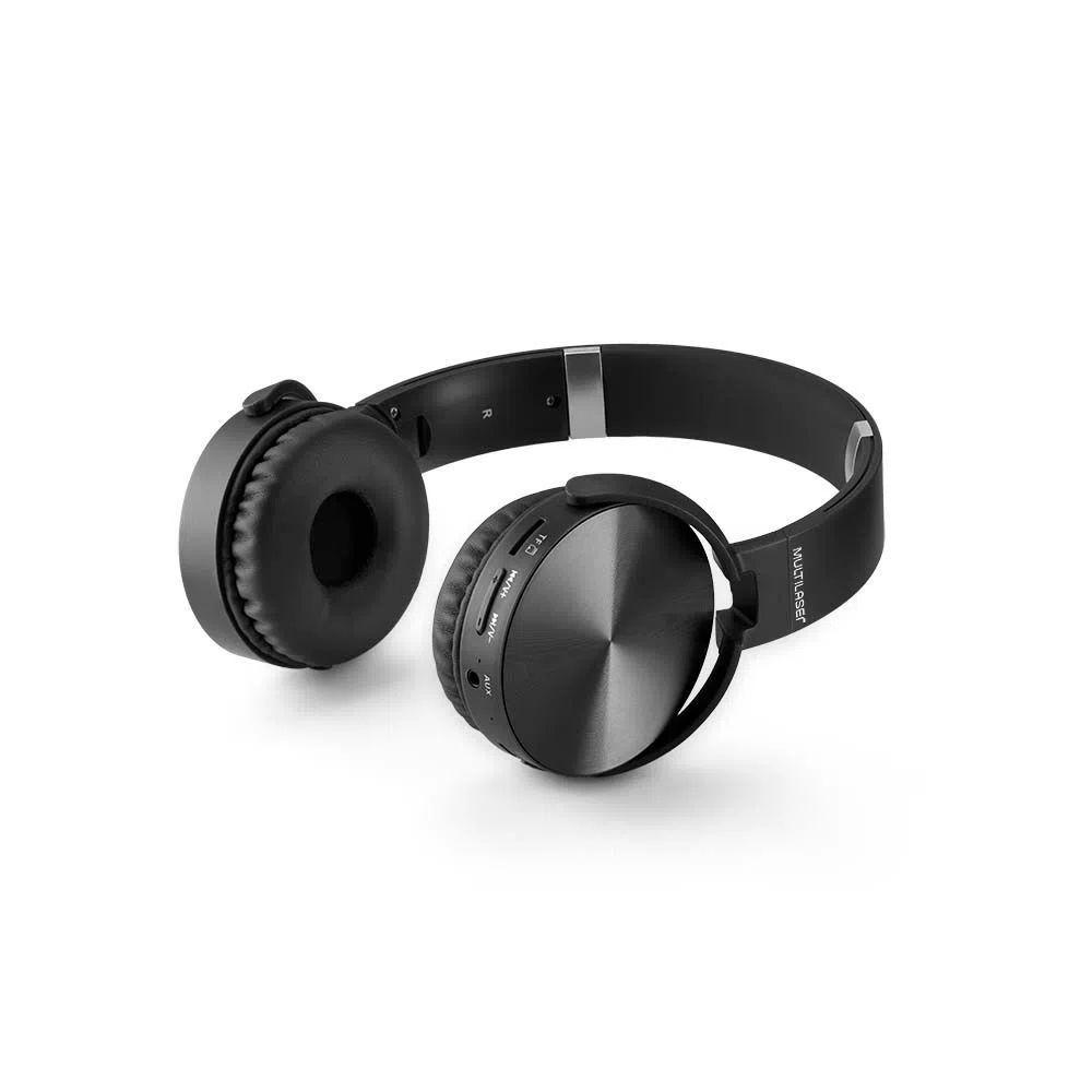 Headphone 4 em 1 Multilaser Bluetooth, SD, AUX e FM - Headphone Bluetooth -  Magazine Luiza