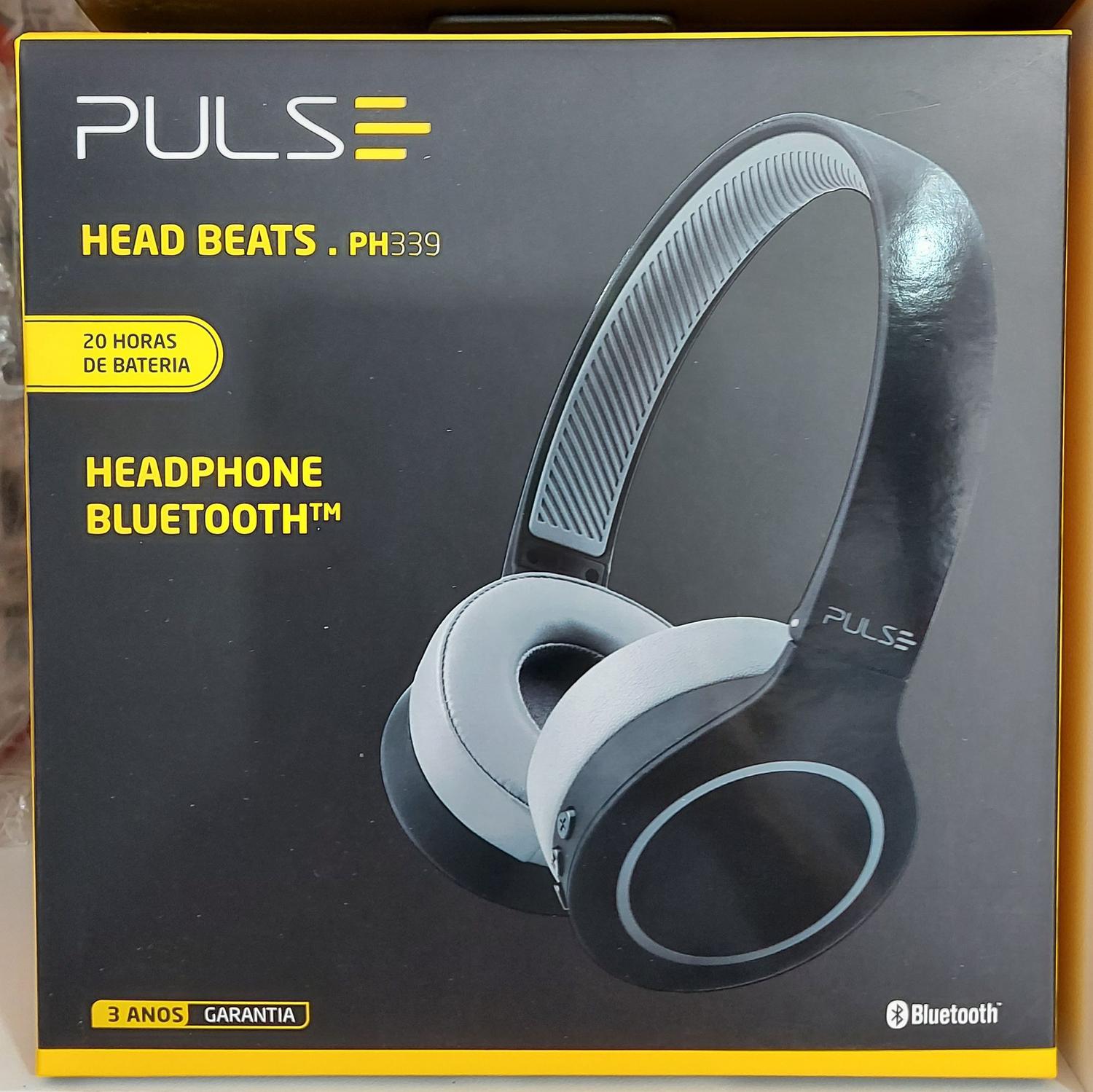 Headphone 5.0 pulse head - ph339 - multilaser (preto/cinza) - Headphone -  Magazine Luiza