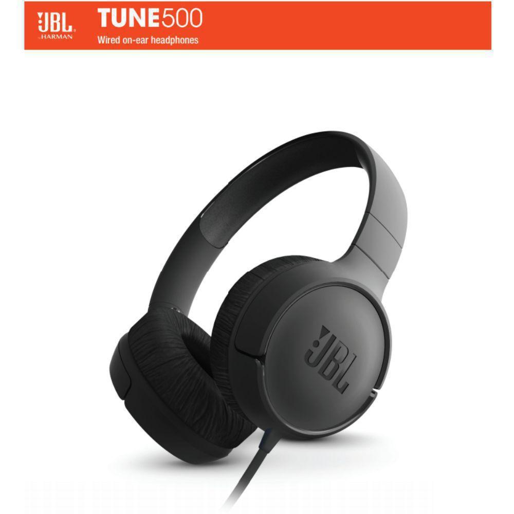 Headphone JBL Tune 500 preto c/ FIO - Headphone - Magazine Luiza
