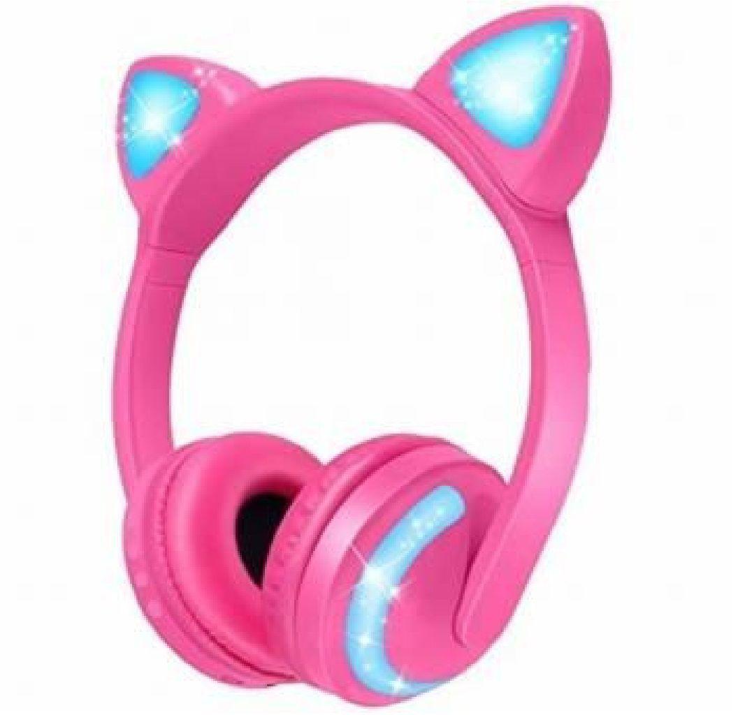 Headphone Orelha de Gatinha com 7 cores LED Fone de Ouvido Bluetooth P2 -  XLS - Headphone Bluetooth - Magazine Luiza