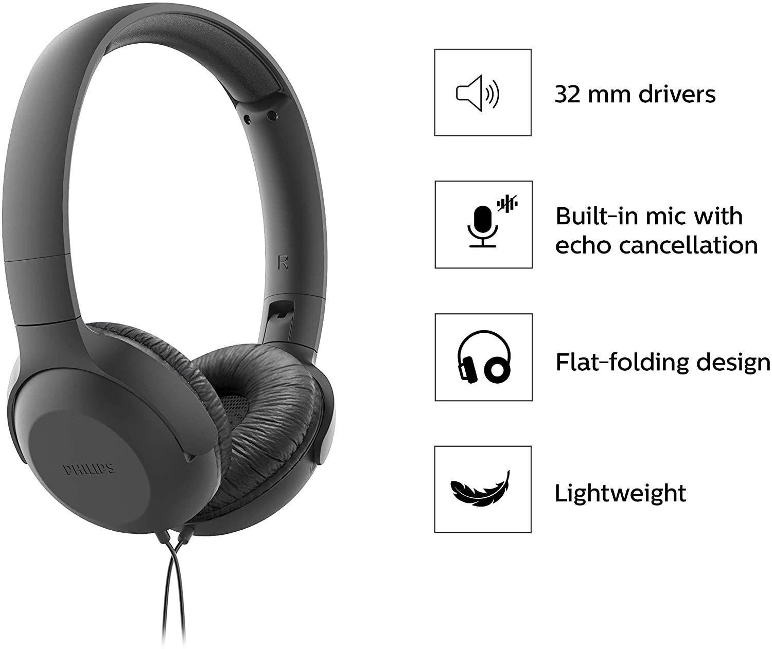 Fone de Ouvido Philips TAUH201 Headphone com microfone - Branco em Promoção  | Ofertas na Americanas
