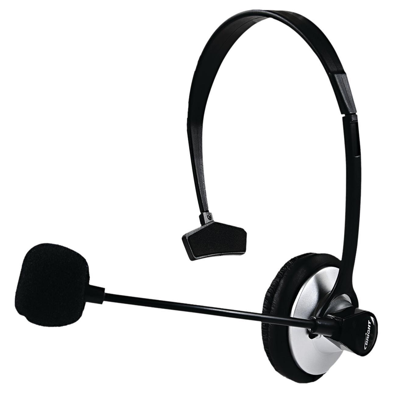 Headset Fone Office Telemarketing com Plug de Telefone RJ11 e Microfone  0069 Bright - Headset - Magazine Luiza