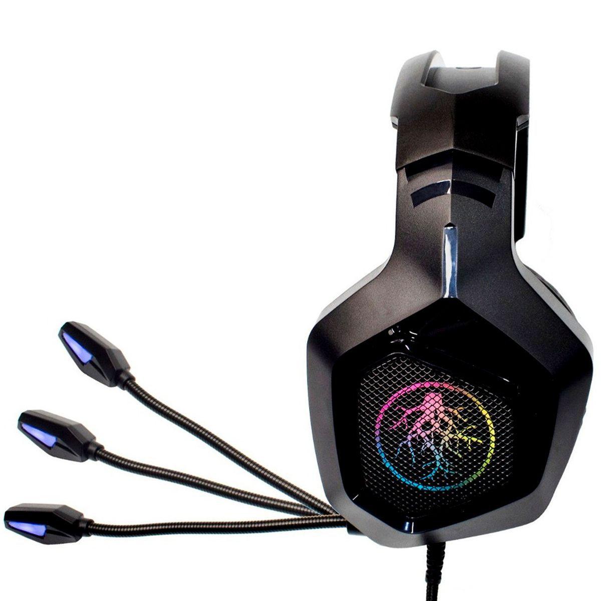 Headset Gamer 7.1 Mic PC Console e Celular Haiz - Haiz Shop - Headset Gamer  - Magazine Luiza