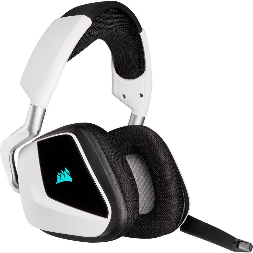Headset Gamer Corsair Void Elite Wireless, RGB, 7.1 Surround, Drivers 50mm, Branco CA9011202