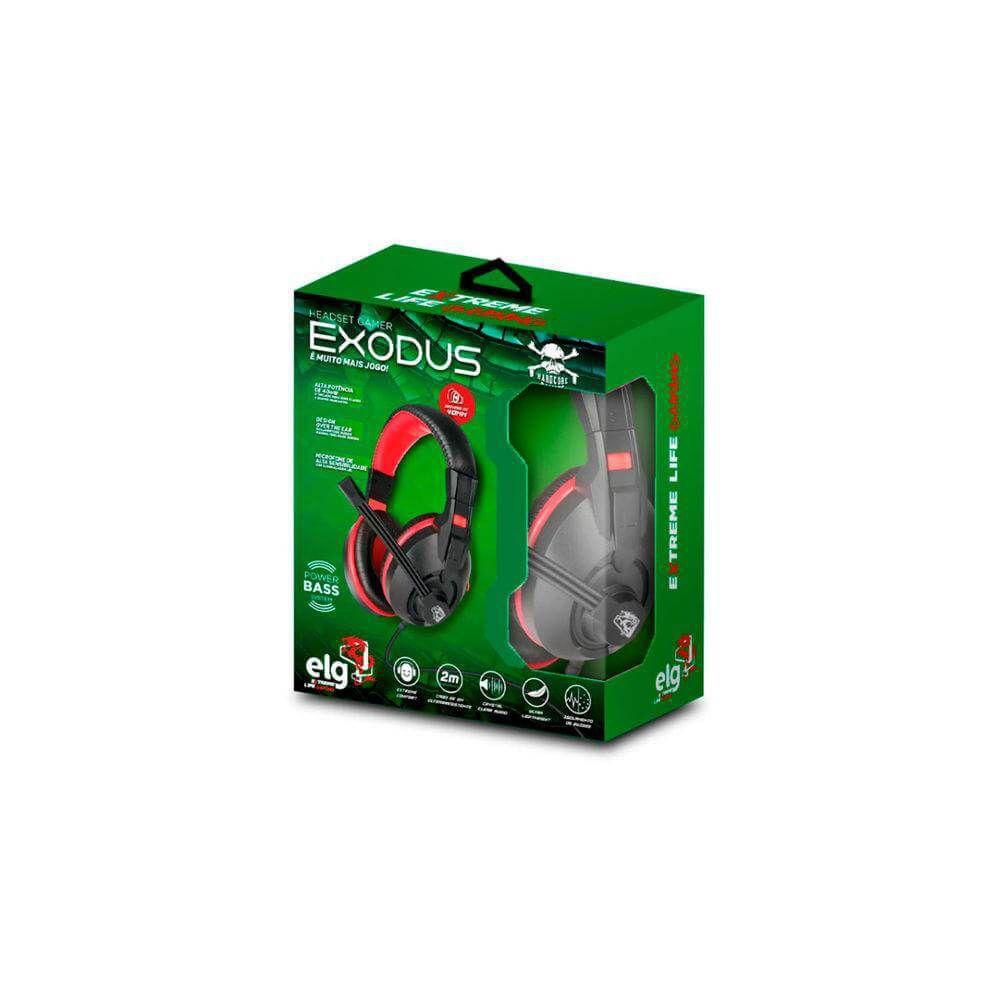 Headset gamer exodus - Elg - Headset Gamer - Magazine Luiza