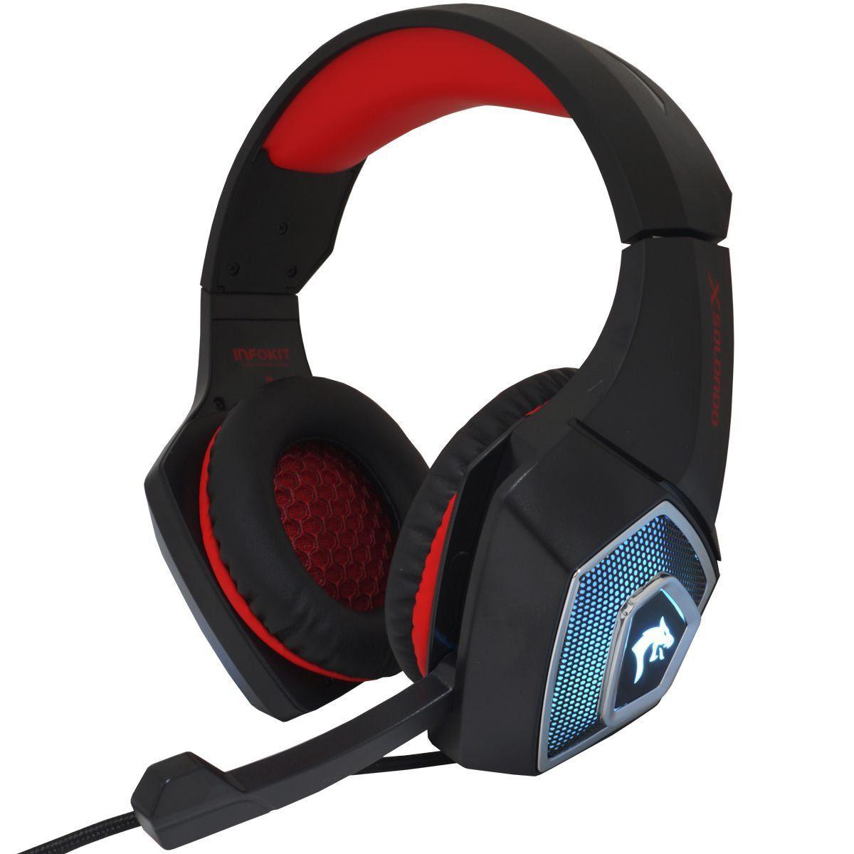 Fone de ouvido para jogos HyperX Cloud Stinger com microfone com  cancelamento de ruído Fones de ouvido para PC PS4 Xbox Mobile Gamer