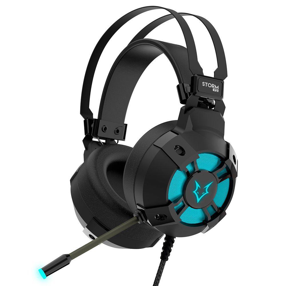 Headset Gamer Husky Gaming Storm V2, Preto, P2, Drivers 50mm, RGB - HGMD003  - Headset - Magazine Luiza