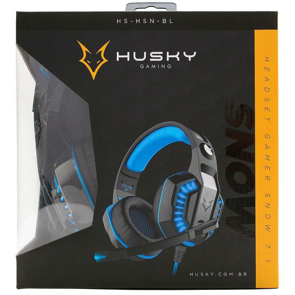 Headset Gamer Husky Snow, USB, 7.1 Surround, LED Azul - HS-HSN-BL - Husky  Gaming - Headset Gamer - Magazine Luiza