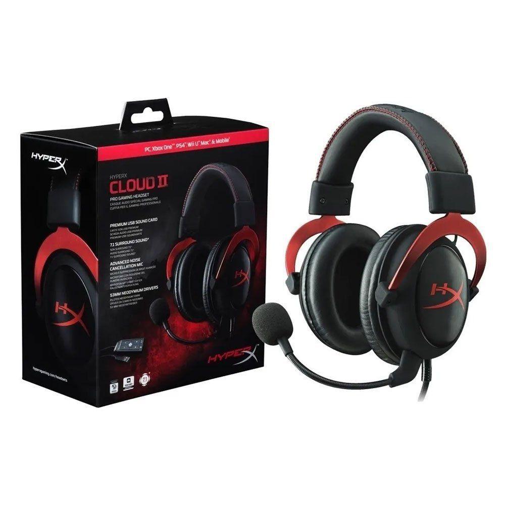Headset Gamer Hyperx Cloud Ii Red Khx Hscp Rd Headset Gamer Magazine Luiza