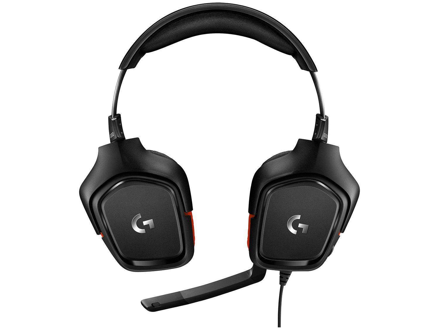 Headset Gamer Logitech G332 PC PS4 Xbox One Preto