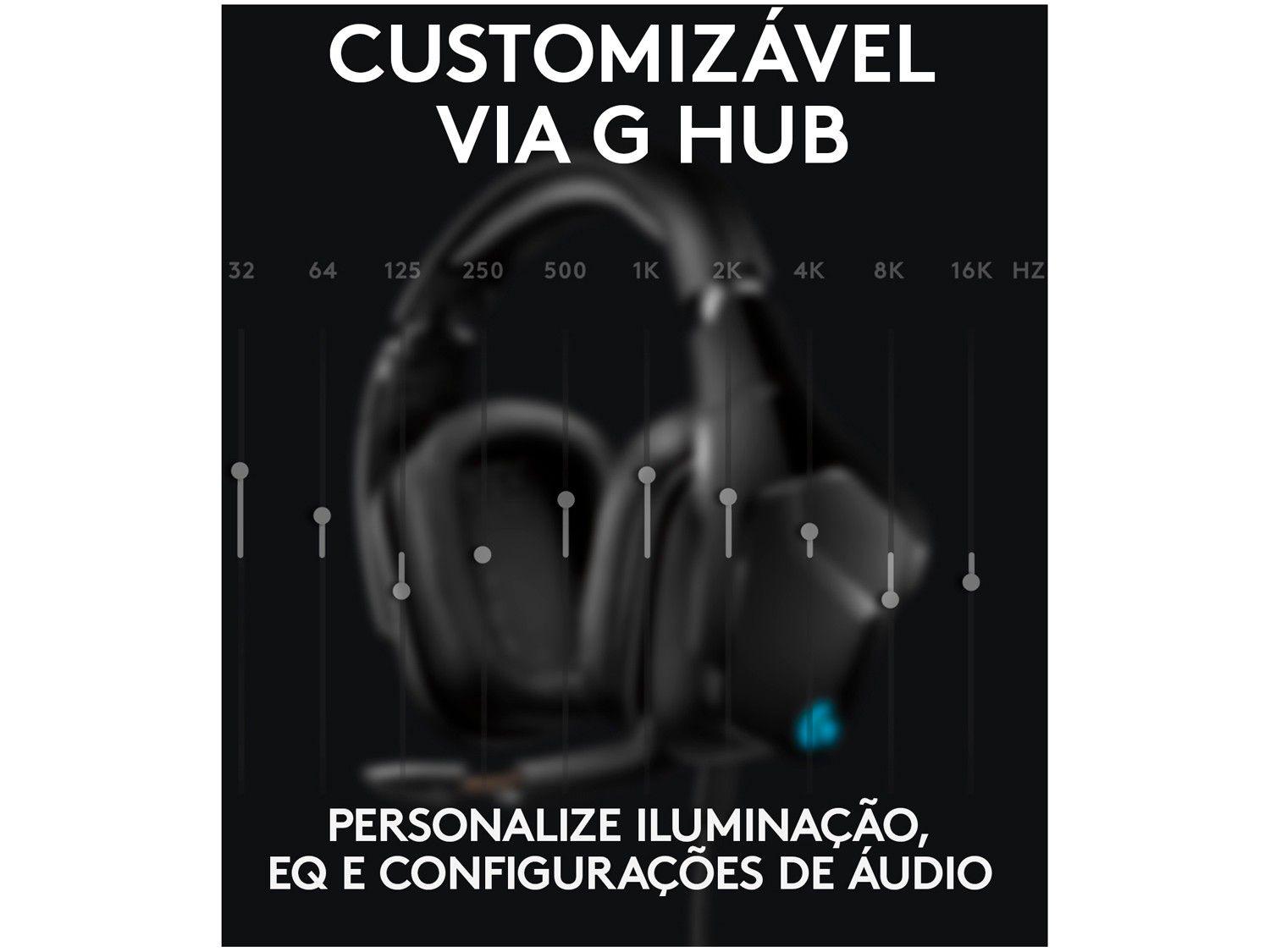 Headset Gamer Logitech G635 PC MAC PS4 Xbox One P2