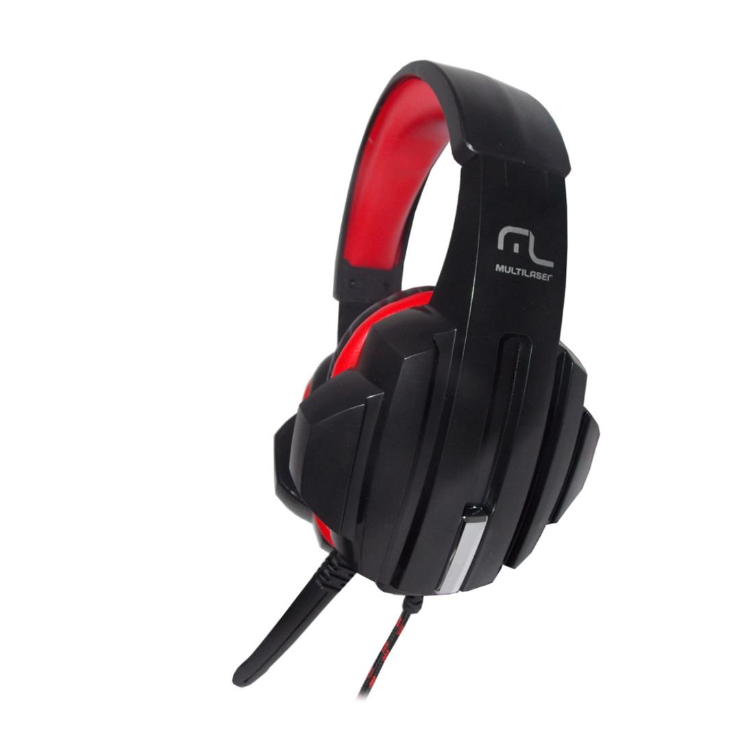 Headset Gamer Multilaser Fone com Microfone para Computador PC Notebook
