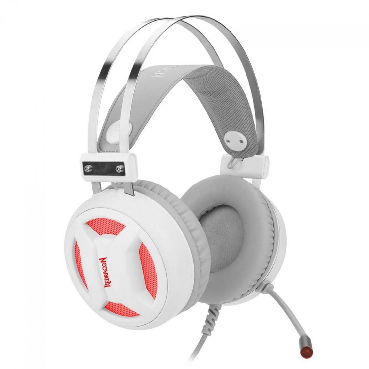 Fone De Ouvido Redragon Headset Gamer Minos Preto Vermelho Led H210 em  Promoção | Ofertas na Americanas