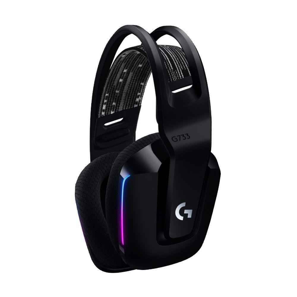 Headset Gamer Sem Fio Logitech G733 RGB Lightsync Headset com Fio
