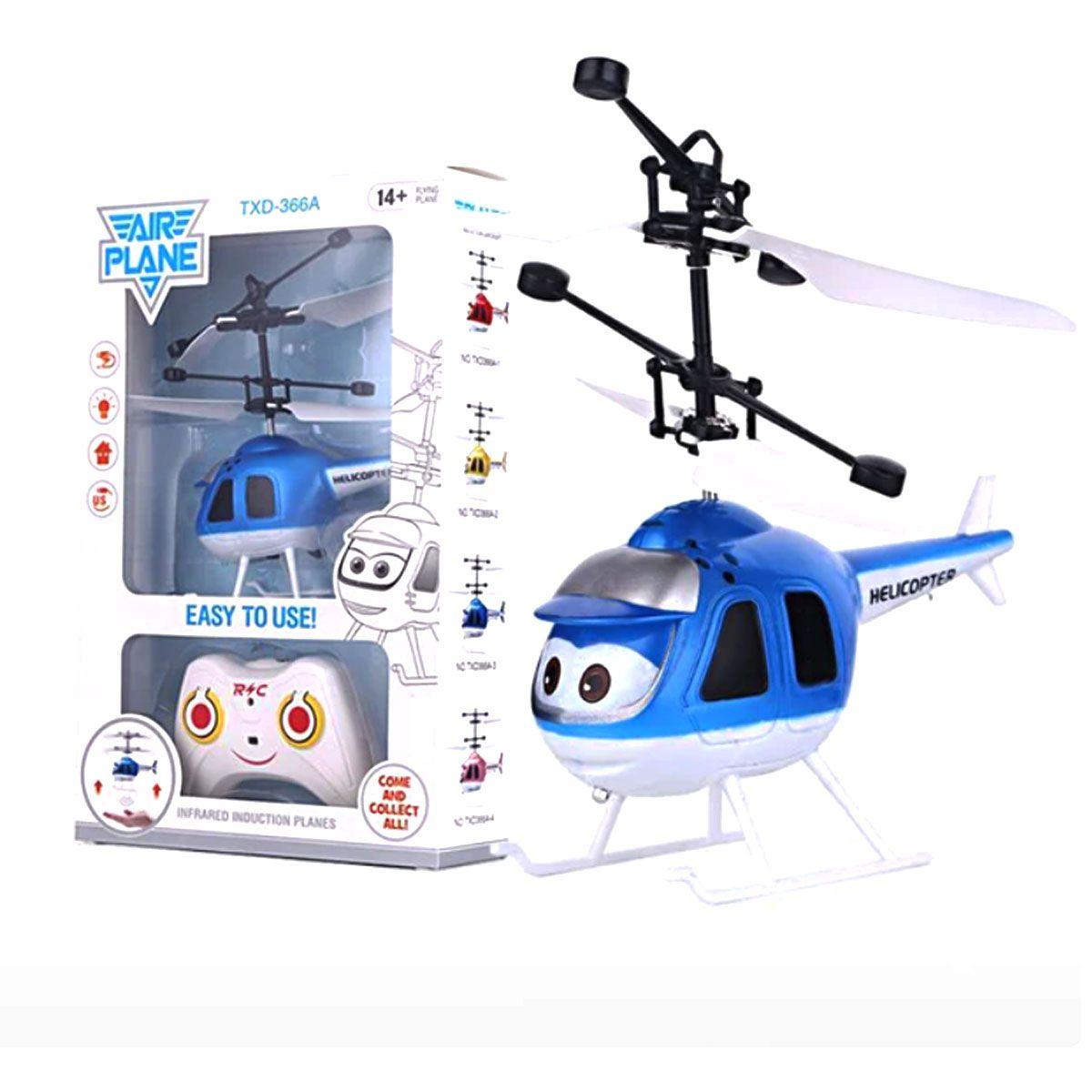 Helicopter Txd Drone Helicóptero Infantil C/ Sensor Luz Mini Drone