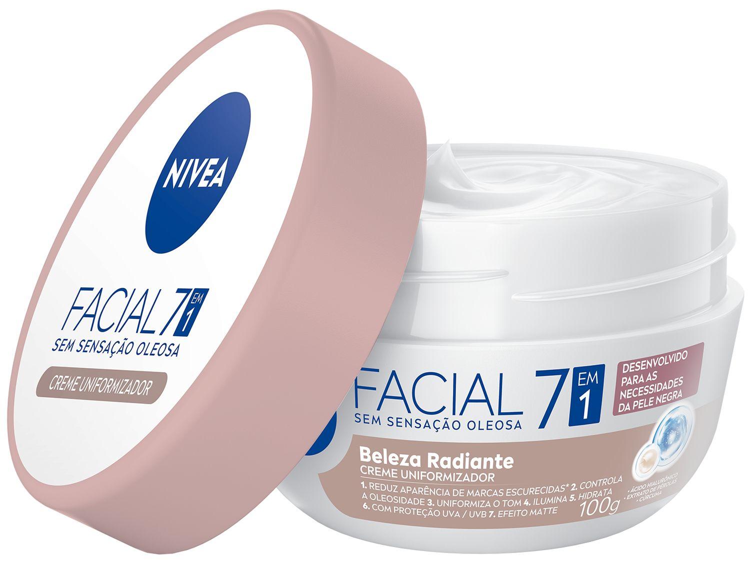 Hidratante Facial Nivea Beleza Radiante 7 em 1 100g