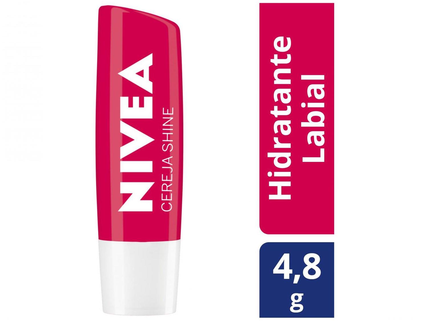 Hidratante Labial Nivea Cereja Shine 4,8g