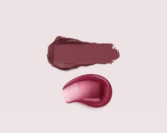 Holiday Première Lipstick e Gloss Cor 06 Seductive Burgundy Holiday Première Lipstick e Gloss Cor 06 Seductive Burgundy