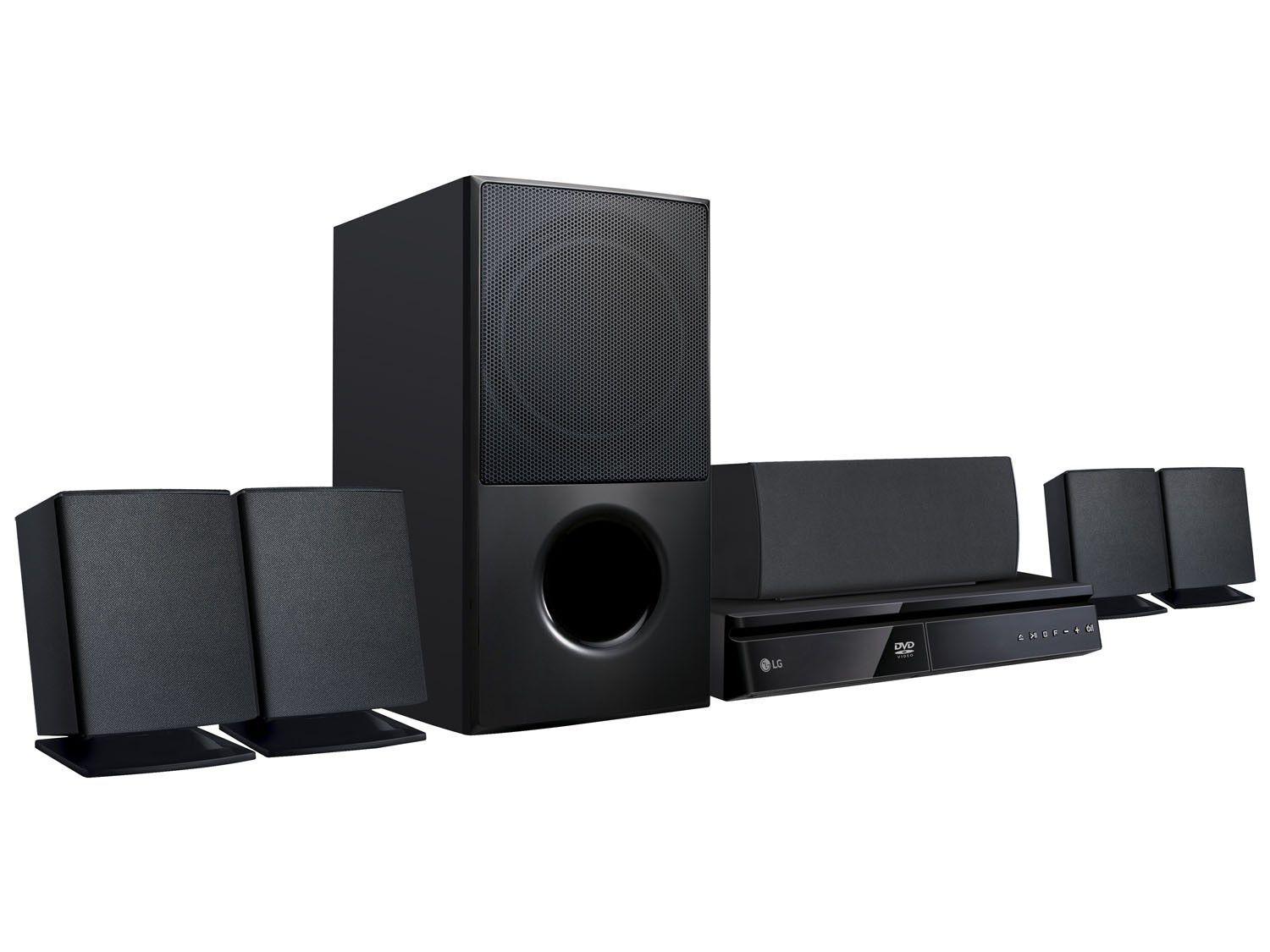 Home Theater LG LHD625 c/DVD 1000W RMS 5.1 Canais Wireless Conexão