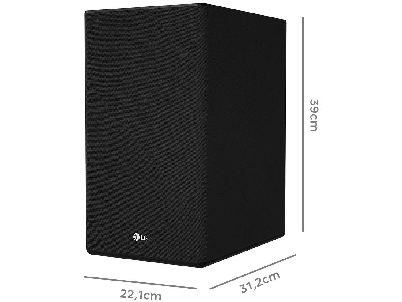 Home Theater Soundbar LG com Subwoofer Wireless Bluetooth 440W 3.1.2