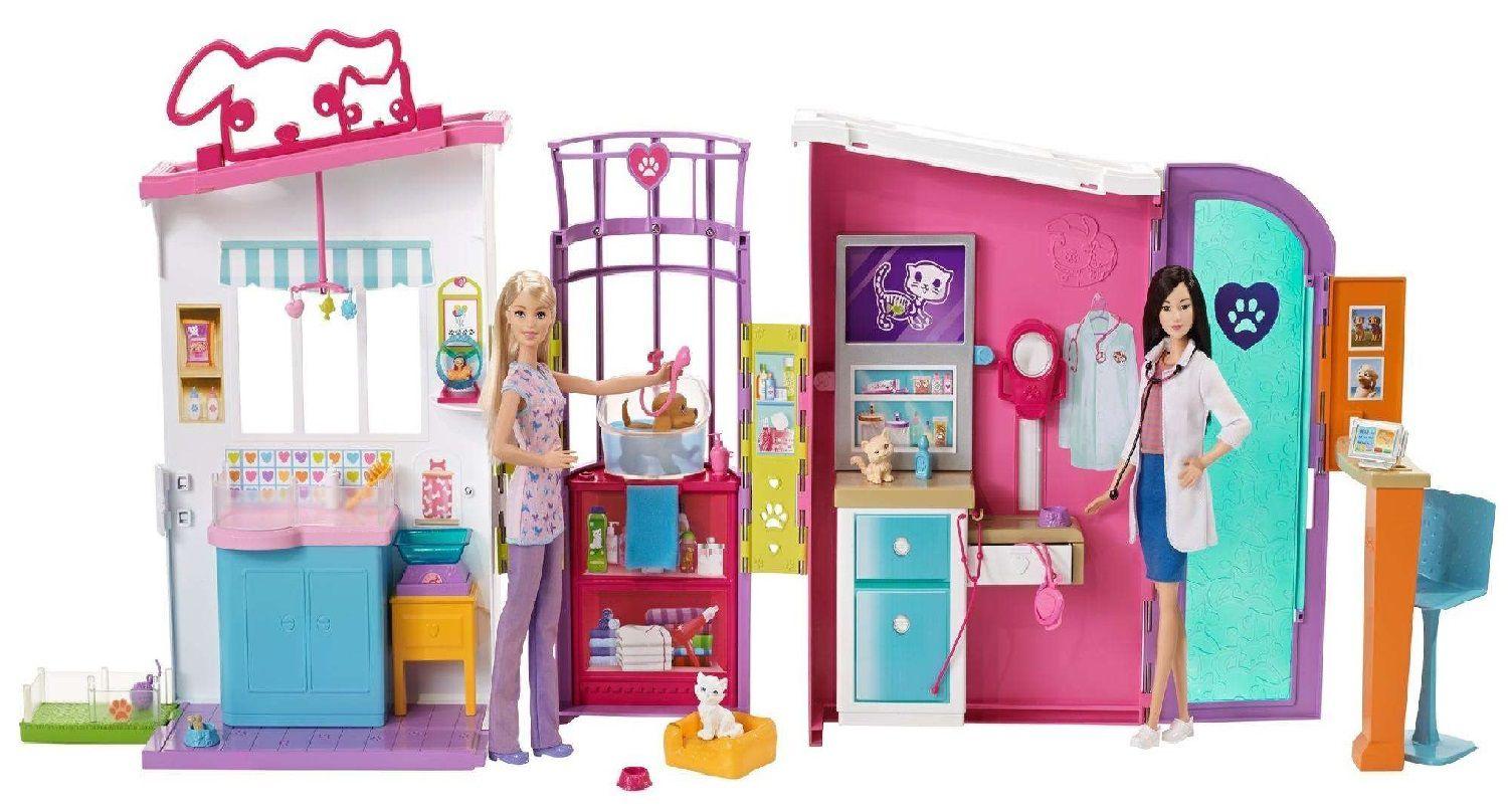 Hospital Da Boneca Barbie Médica Veterinária De Pets Mattel Boneca