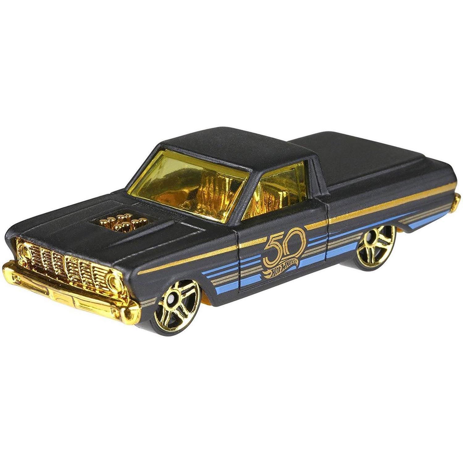 Hot Wheels - 65 Ford Ranchero - Aniversário 50 Anos Preto e 