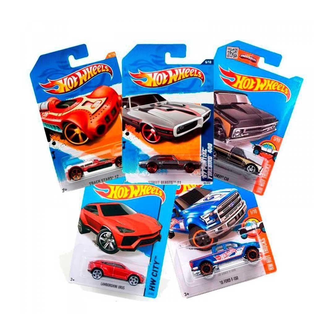 Carros Hot Wheels Com 10 Carros Sortidos Escala 1:64 Mattel