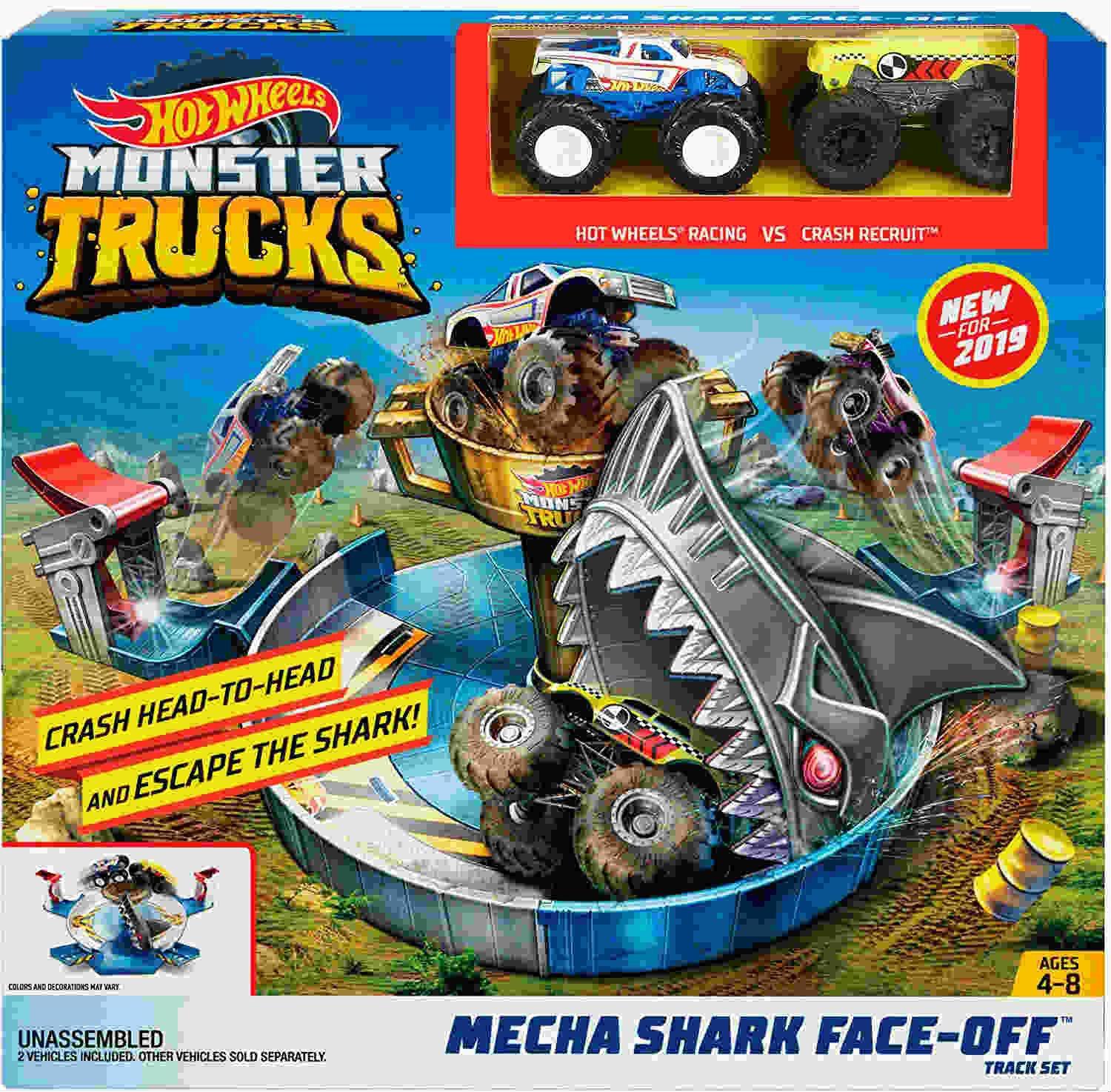 Hot wheels - hw monster trucks pist tubarao - 2019 - Mattel - Pistas ...