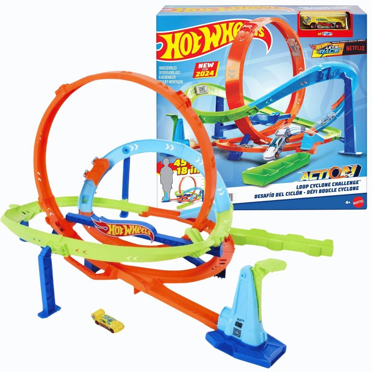 Race Pista Hot Wheels Doble Desafio Pista De Juguete Hot Wheels
