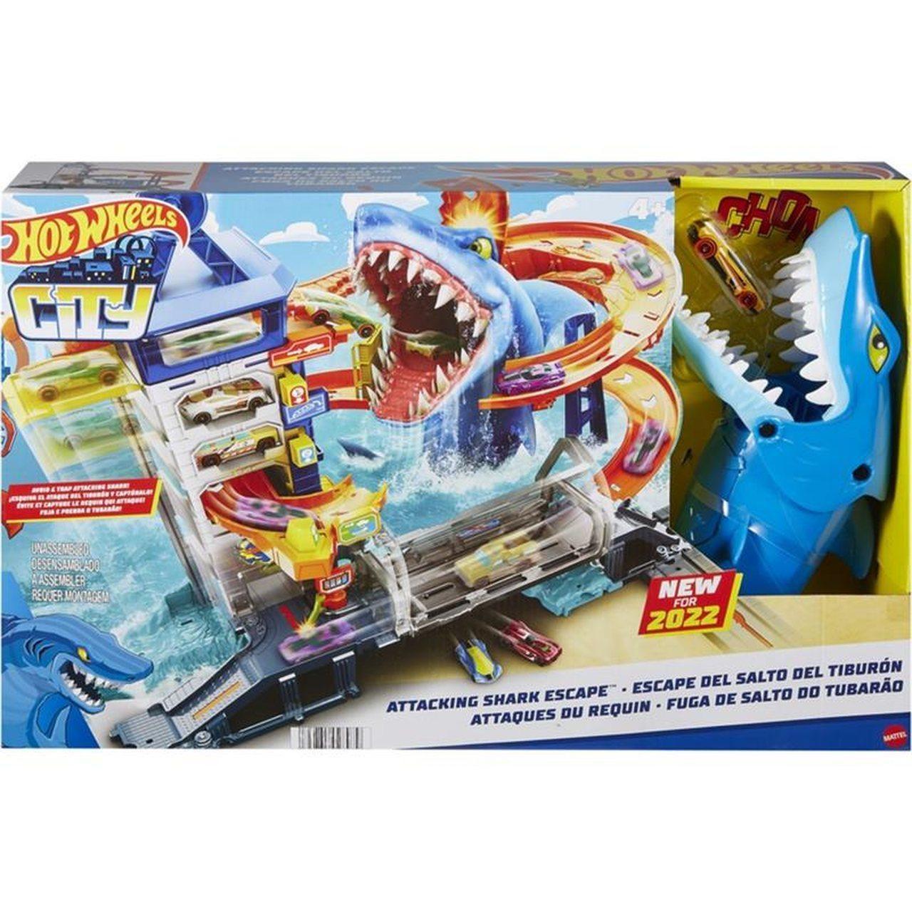 Hot Wheels Track Builder Pack Salto Tóxico, Pista Con Rampas Y Coche Incluido, Compatible Con Otros Sets, Para Niños De 4 Años En Adelante