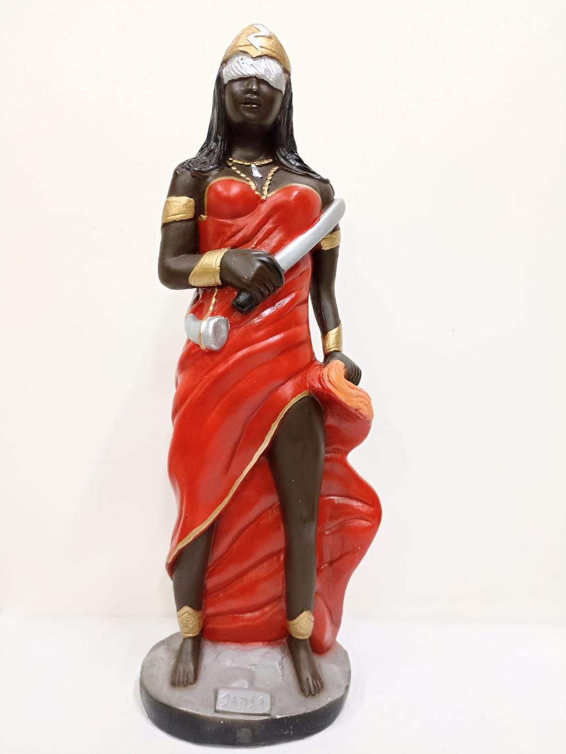 Imagem em gesso orixá iansã 38 cm - CASA FÉ - Imagem Ogum - Magazine Luiza