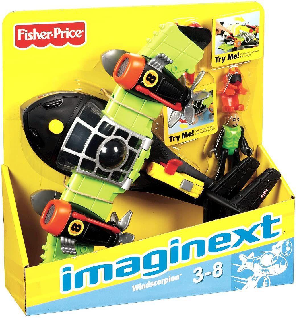 Imaginext Avião Escorpião dos Ventos Original - Mattel - Aviões e ...