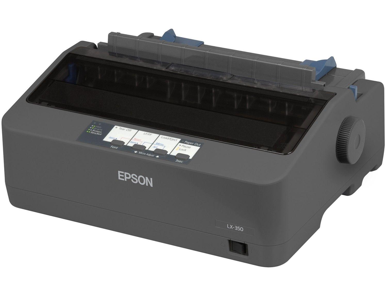 Impressora Epson LX-350 Matricial Preto e Branco