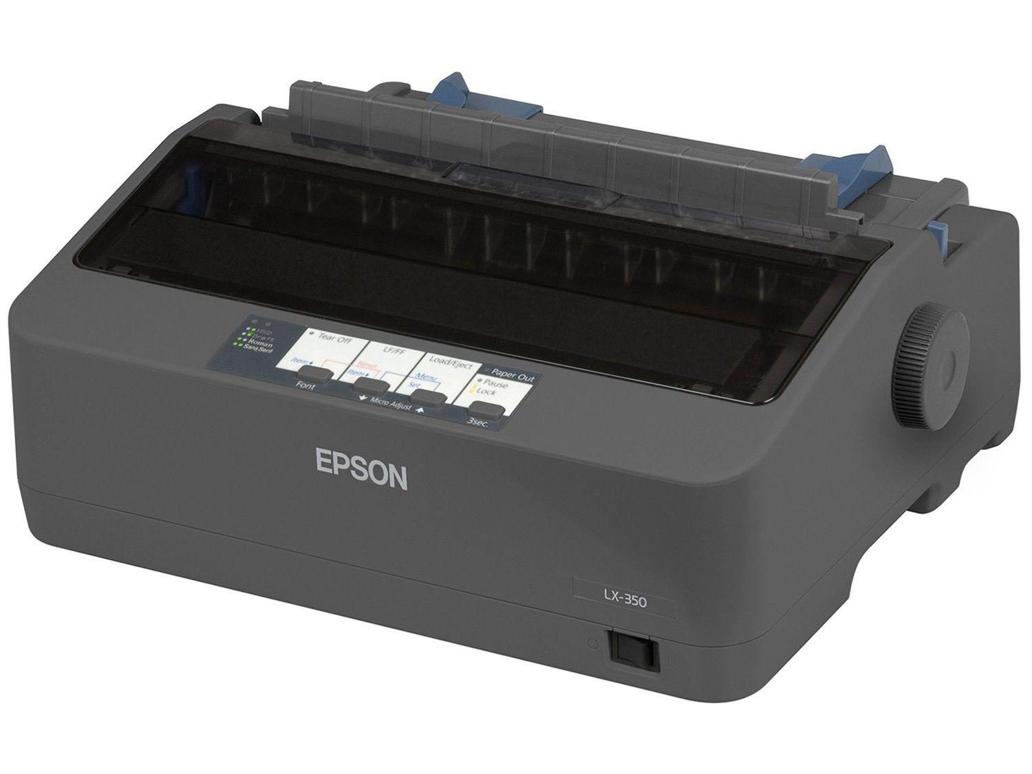 Impressora Epson LX-350 Matricial Preto e Branco