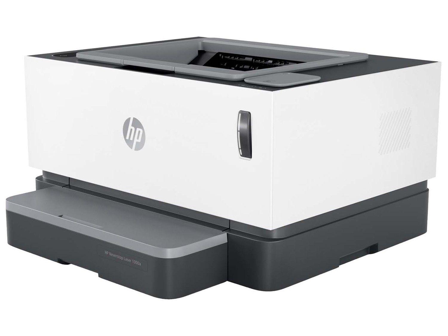 Impressora HP Neverstop 1000A Laser Tanque de Toner Preto e Branco Impressora Laser