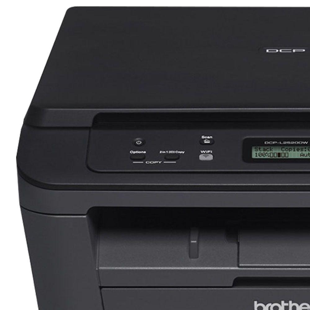 Impressora Multifuncional Brother DCPL2520DW Laser Mono Wireless 110V