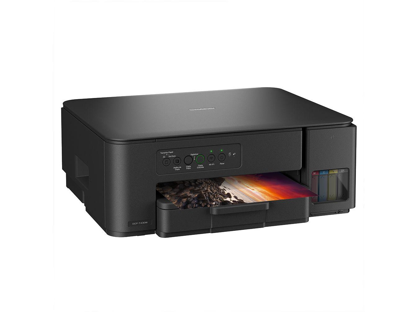 Impressora Multifuncional Brother InkBenefit Tank DCPT430W Multifuncional Wi-Fi USB