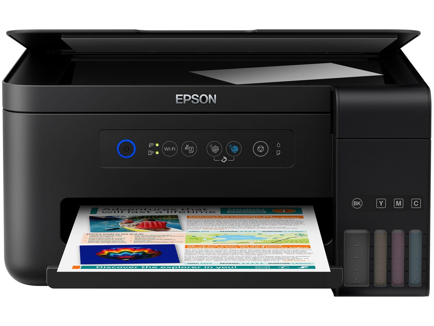 Impressora Multifuncional Epson Ecotank L4150 Tanque De Tinta Wi Fi Colorida Usb 9171