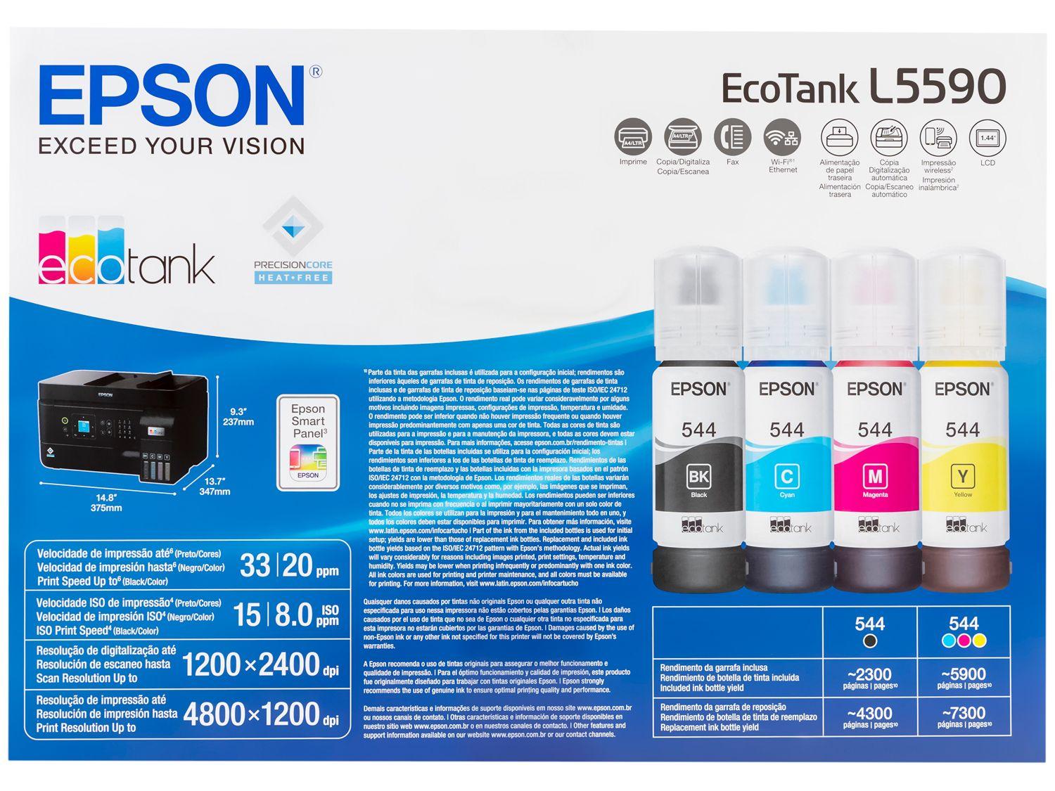 Impressora Multifuncional Epson Ecotank L5590