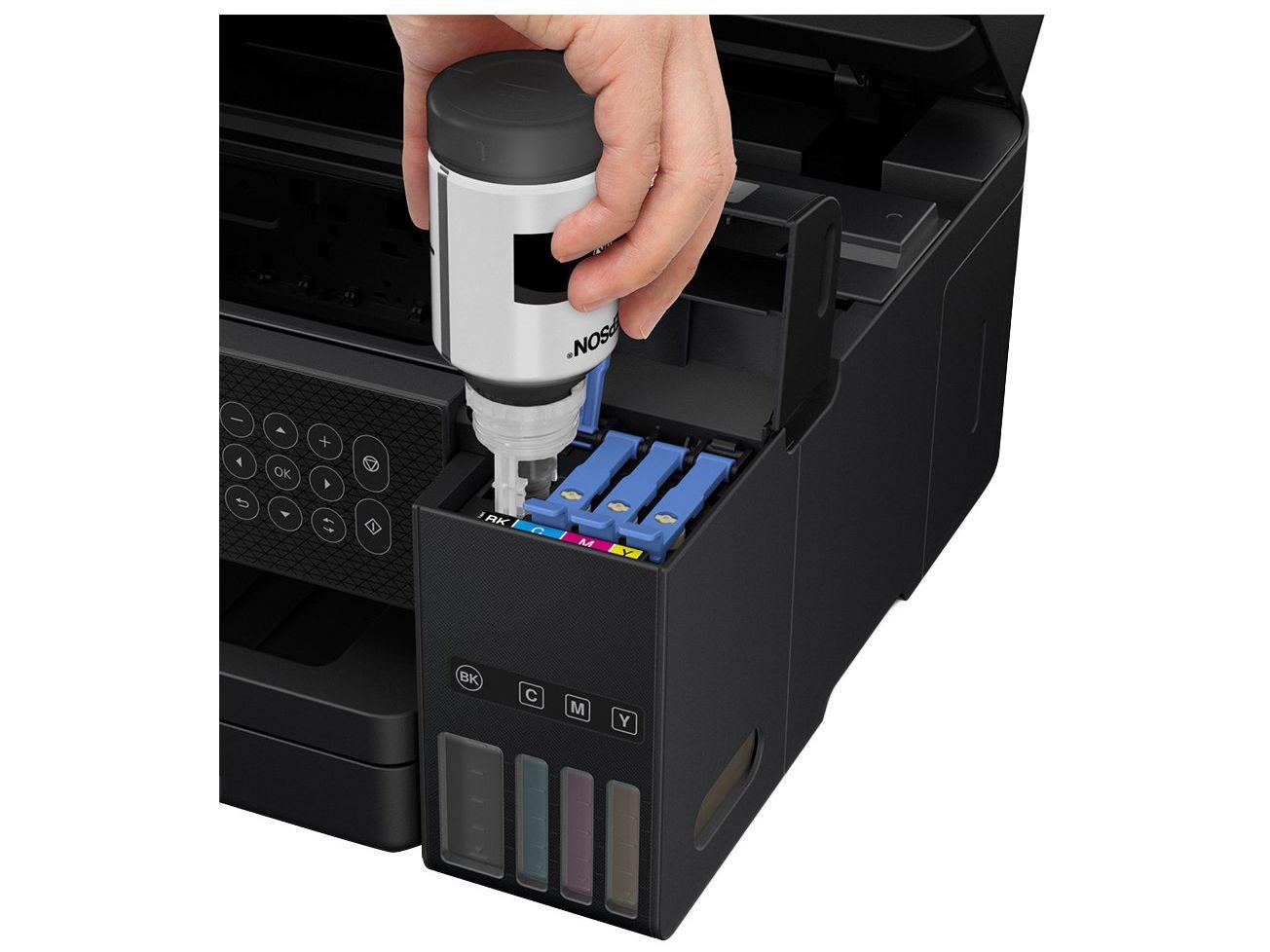 Impressora Multifuncional Epson Ecotank L6270 Tanque de Tinta Colorida USB Wi-Fi ADF